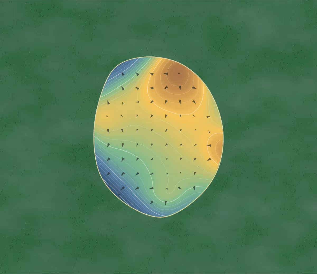 Green contour map of Pelican Sound Golf in Estero, Florida — 219 elevation contours at a 3-inch interval with fall-line arrows, traced from 1-meter lidar