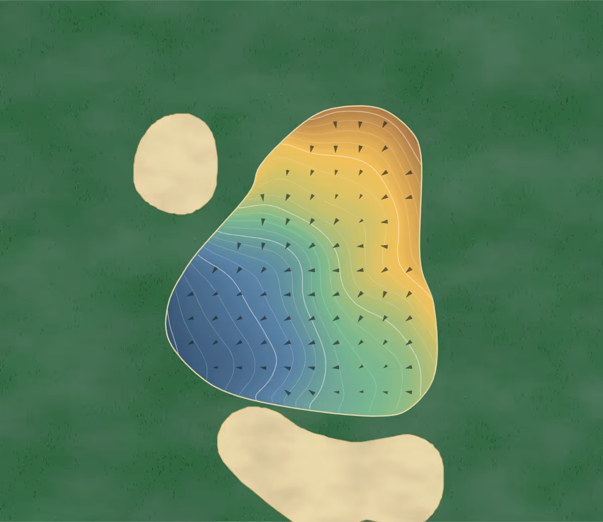 Green contour map of Peninsula Club, The in Cornelius, North Carolina — 187 elevation contours at a 3-inch interval with fall-line arrows, traced from 1-meter lidar