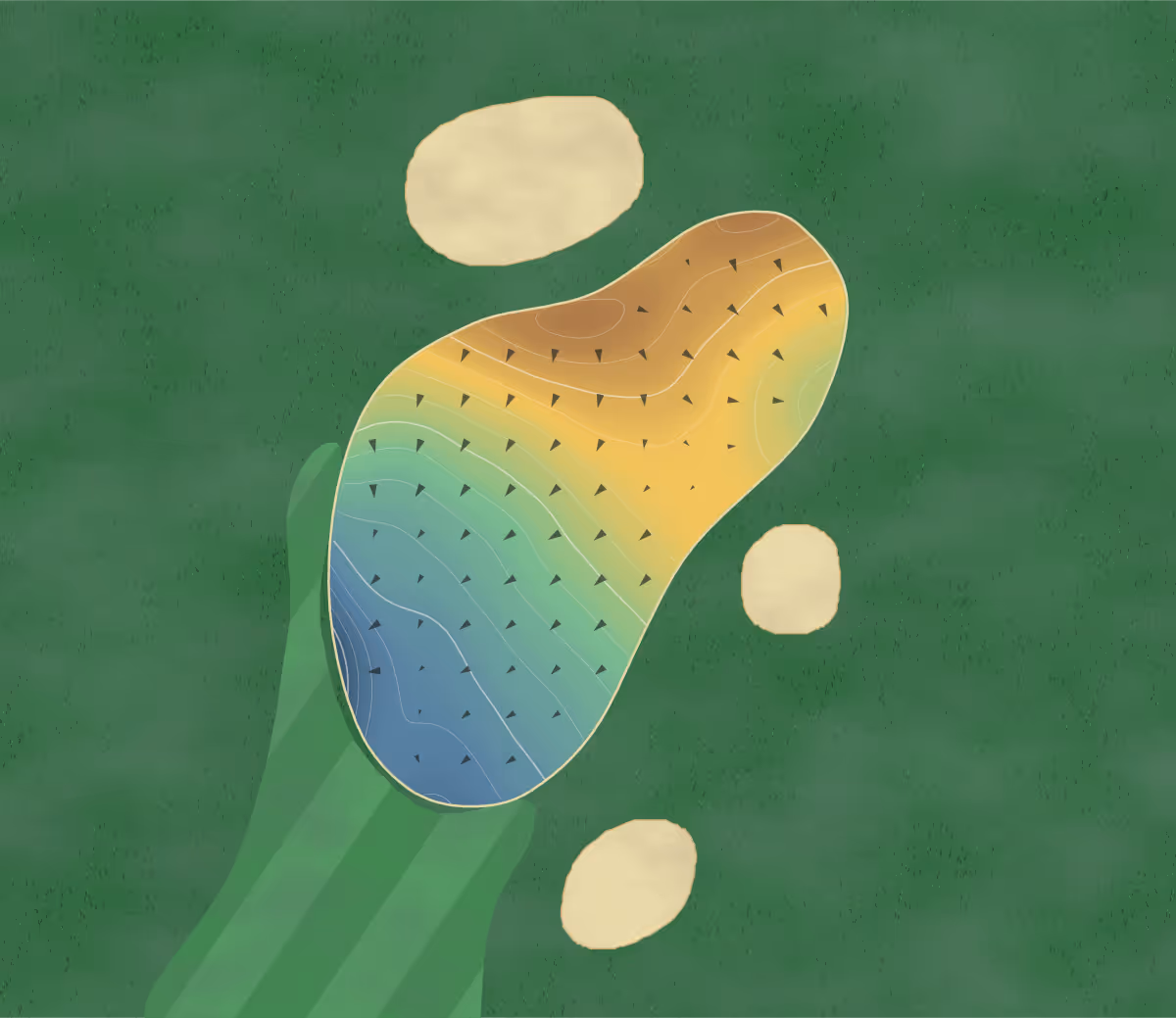 Green contour map of Platteview in Bellevue, Nebraska — 183 elevation contours at a 3-inch interval with fall-line arrows, traced from 1-meter lidar