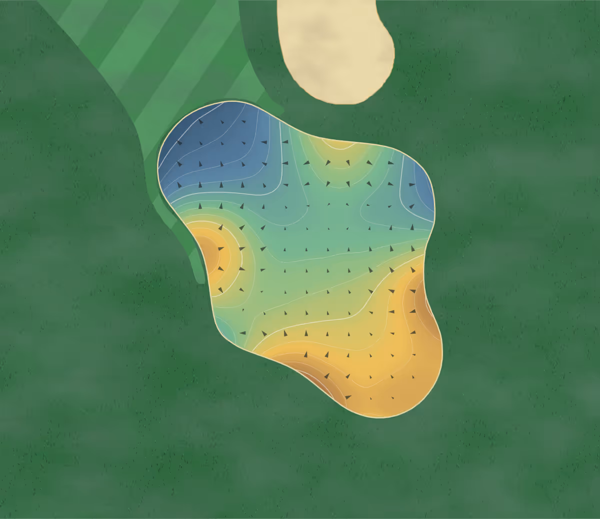 Green contour map of Quail Run in Norfolk, Nebraska: 234 elevation contours at a 3-inch interval with fall-line arrows, traced from 1-meter lidar