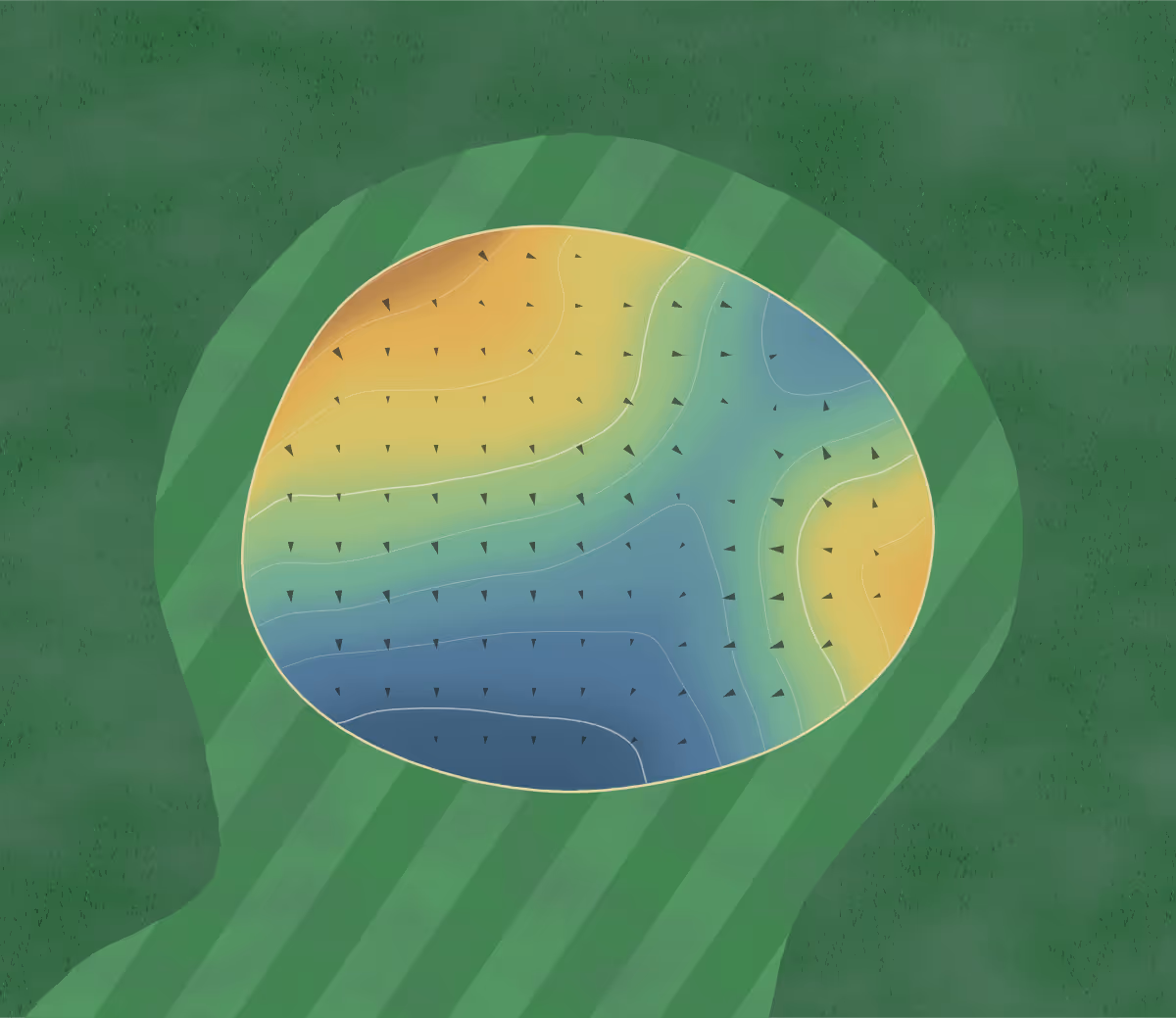 Green contour map of Remuda in Farr West, Utah: 143 elevation contours at a 3-inch interval with fall-line arrows, traced from 1-meter lidar