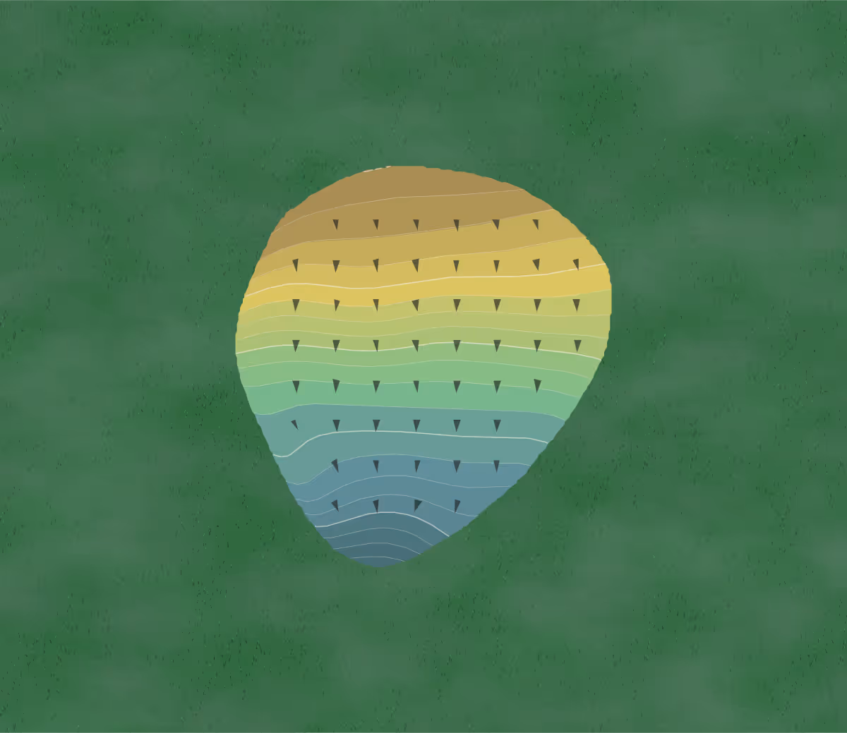 Green contour map of Ridgelea North in Fort Worth, Texas — 287 elevation contours at a 3-inch interval with fall-line arrows, traced from 1-meter lidar