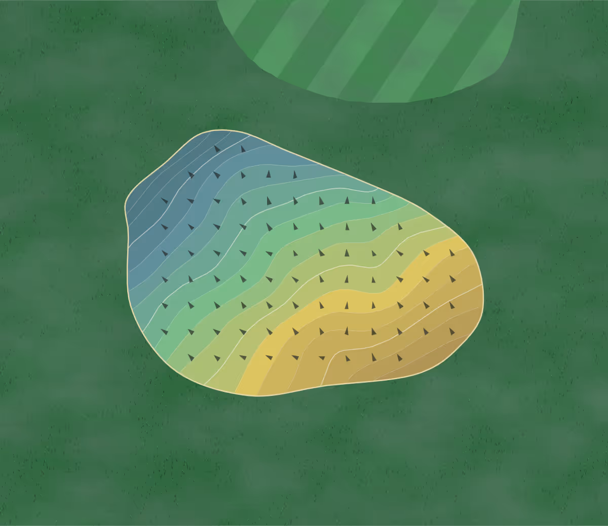 Green contour map of Sagamore Spring in Lynnfield, Massachusetts — 180 elevation contours at a 3-inch interval with fall-line arrows, traced from 1-meter lidar