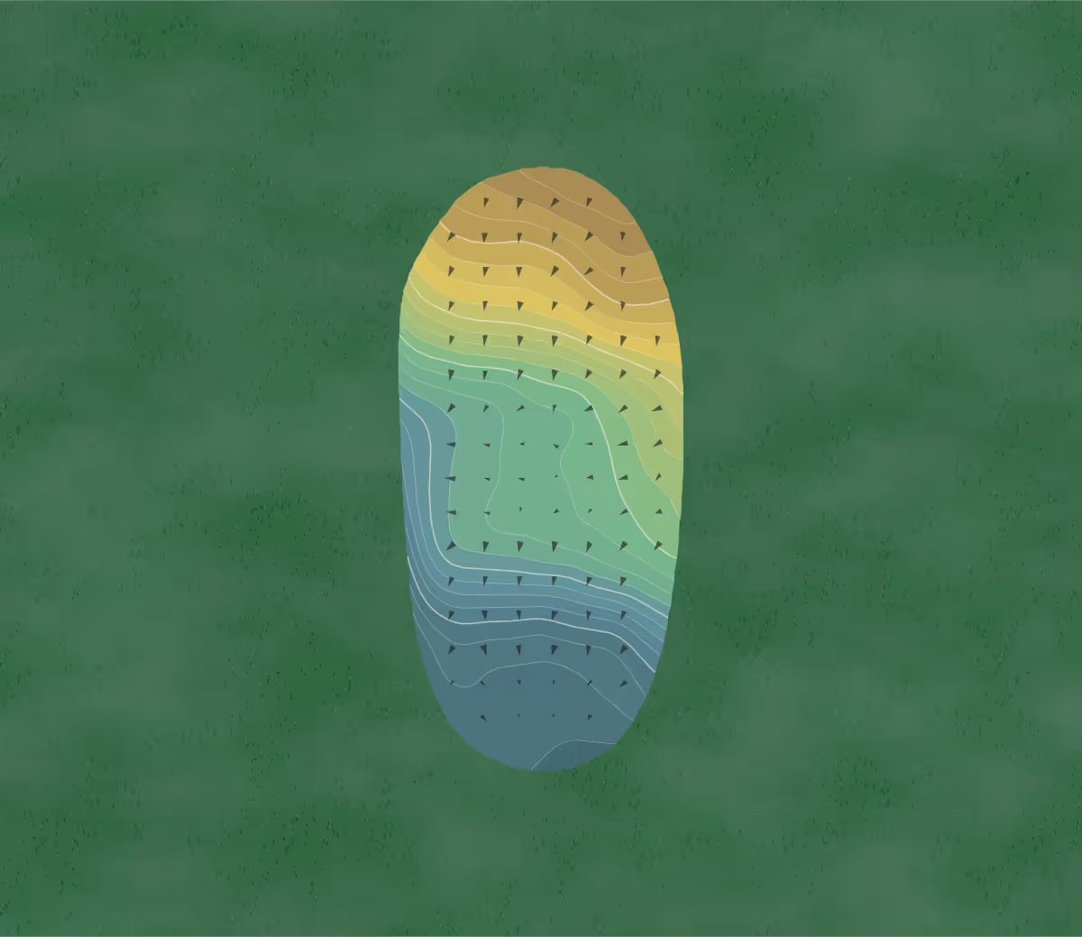 Green contour map of Salem Golf Club in North Salem, New York — 240 elevation contours at a 3-inch interval with fall-line arrows, traced from 1-meter lidar