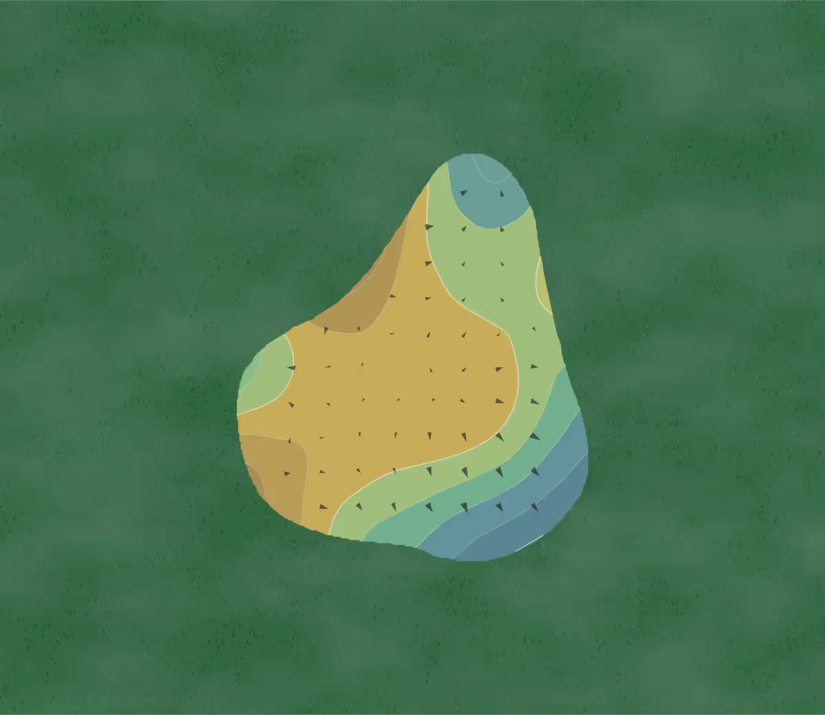 Green contour map of Salinas Fairways in Salinas, California — 145 elevation contours at a 3-inch interval with fall-line arrows, traced from 1-meter lidar