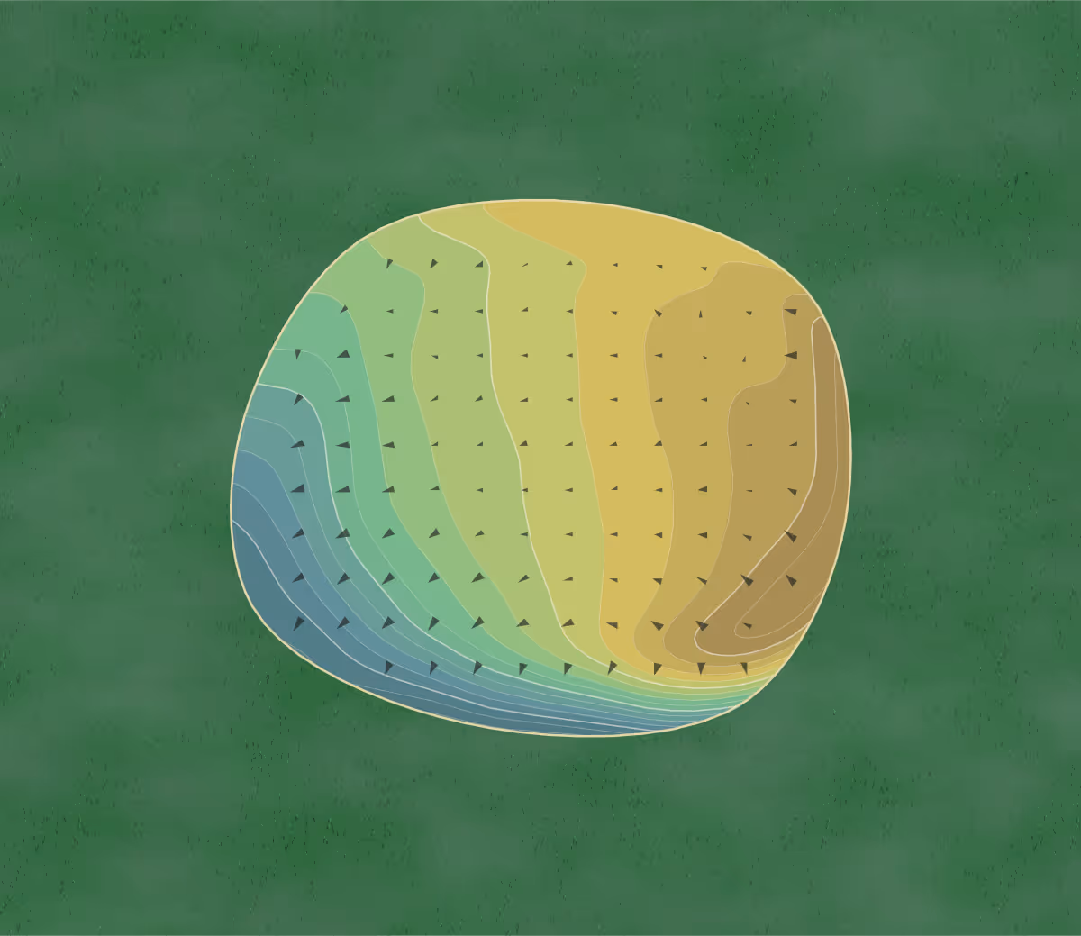 Green contour map of Saline County in Eldorado, Illinois — 208 elevation contours at a 3-inch interval with fall-line arrows, traced from 1-meter lidar