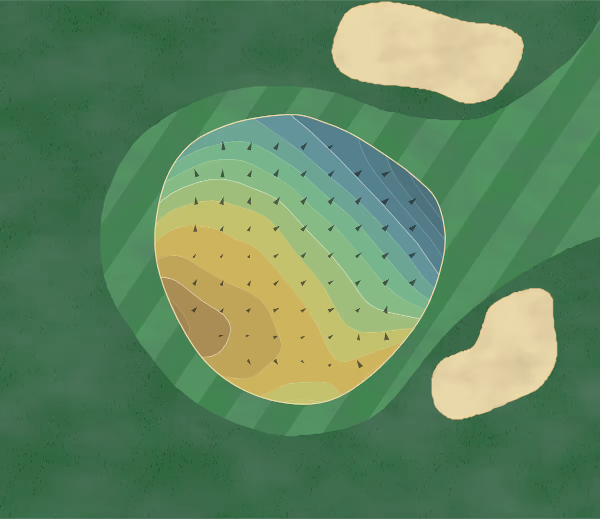 Green contour map of Santee Cooper in Santee, South Carolina — 187 elevation contours at a 3-inch interval with fall-line arrows, traced from 1-meter lidar