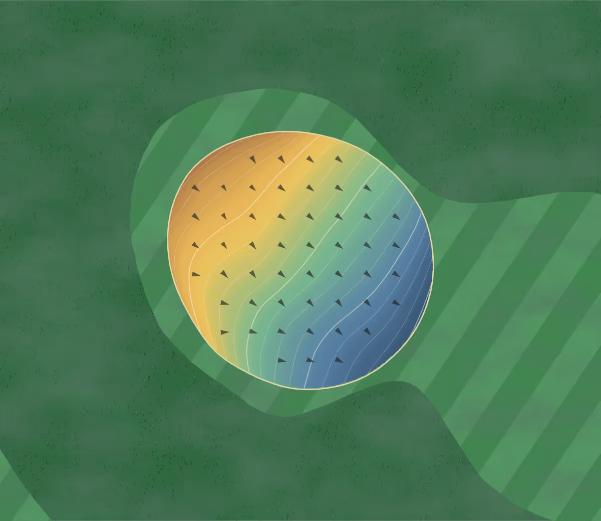 Green contour map of Saukie in Rock Island, Illinois: 153 elevation contours at a 3-inch interval with fall-line arrows, traced from 1-meter lidar