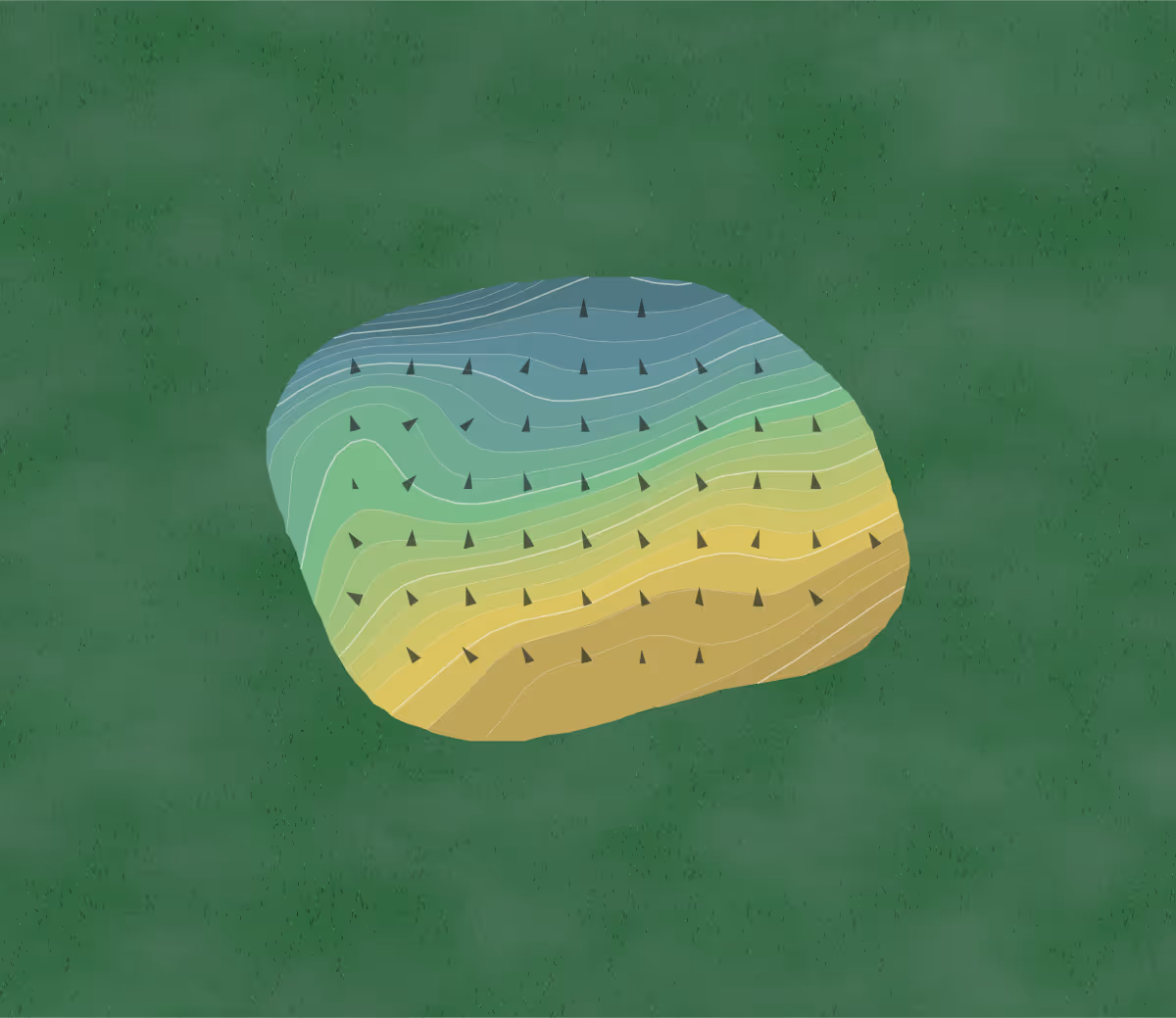 Green contour map of Shadowbrook in Tunkhannock, Pennsylvania — 178 elevation contours at a 3-inch interval with fall-line arrows, traced from 1-meter lidar
