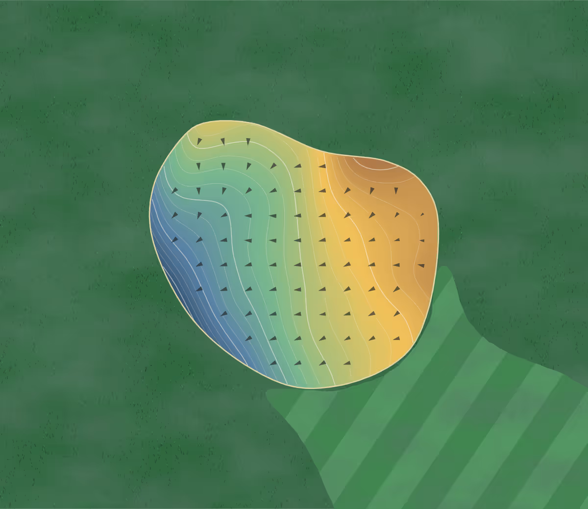 Green contour map of Shanty Creek in Bellaire, Michigan: 235 elevation contours at a 3-inch interval with fall-line arrows, traced from 1-meter lidar