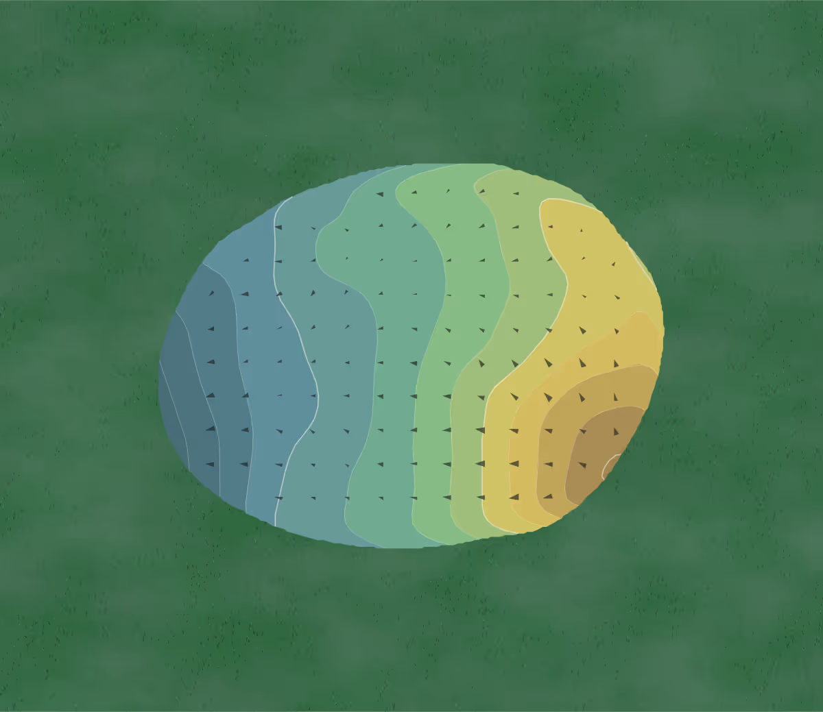Green contour map of Shelby in Shelby, Ohio — 165 elevation contours at a 3-inch interval with fall-line arrows, traced from 1-meter lidar