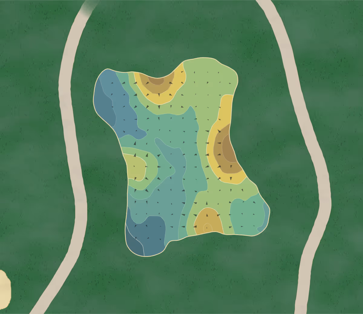 Green contour map of Short Beach in Stratford, Connecticut — 89 elevation contours at a 3-inch interval with fall-line arrows, traced from 1-meter lidar