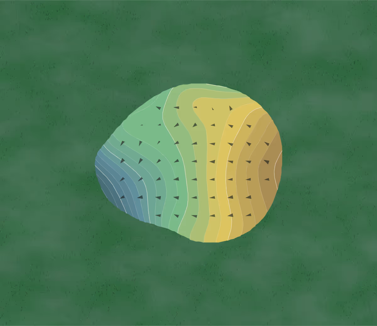 Green contour map of Spring Valley Country Club in Salem, Wisconsin — 227 elevation contours at a 3-inch interval with fall-line arrows, traced from 1-meter lidar