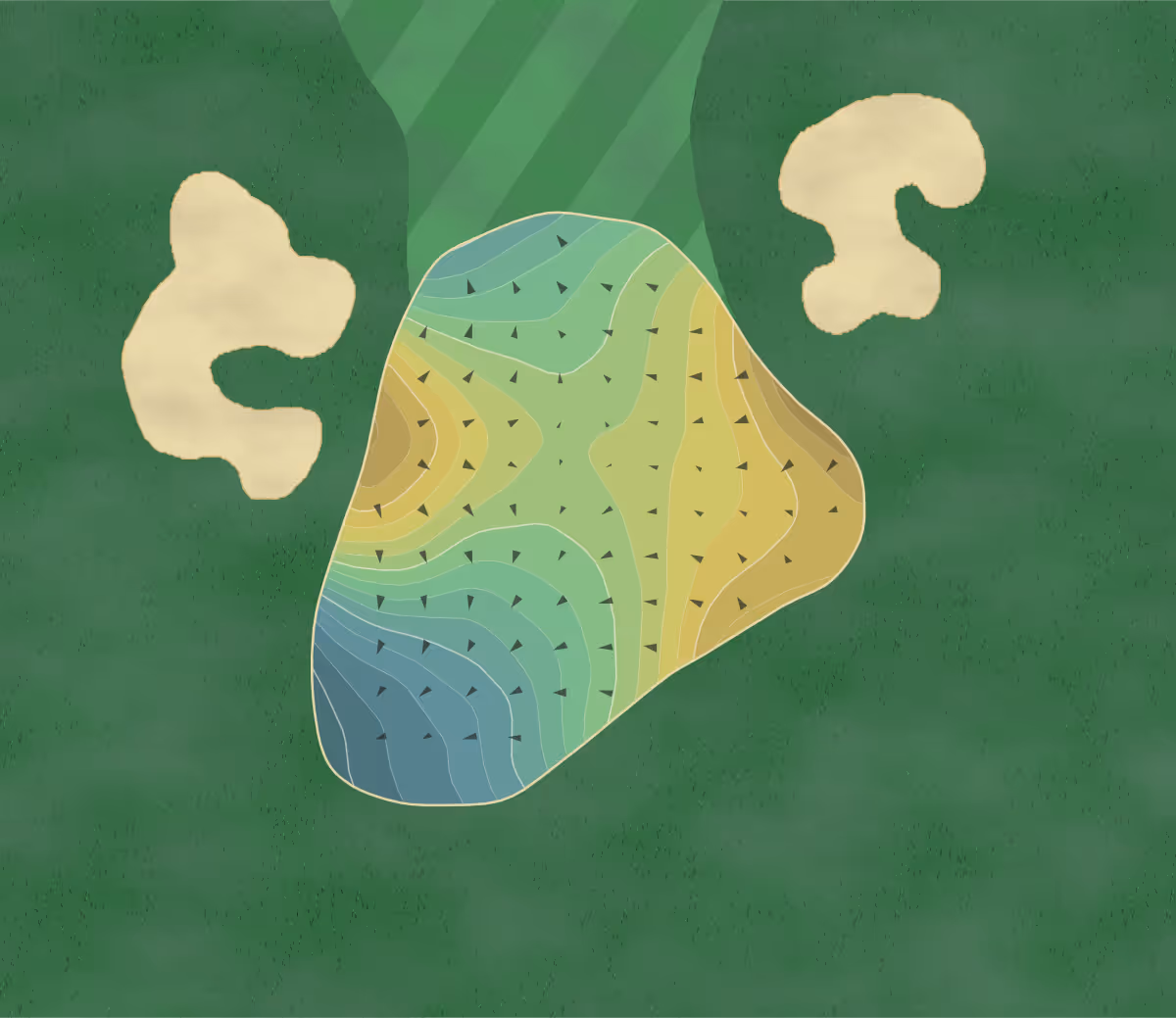 Green contour map of Stanwich Club in Greenwich, Connecticut — 252 elevation contours at a 3-inch interval with fall-line arrows, traced from 1-meter lidar