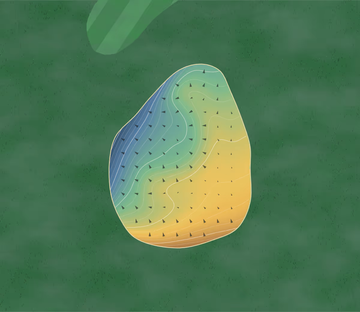 Green contour map of Stonehenge Gc in Warsaw, Indiana — 186 elevation contours at a 3-inch interval with fall-line arrows, traced from 1-meter lidar