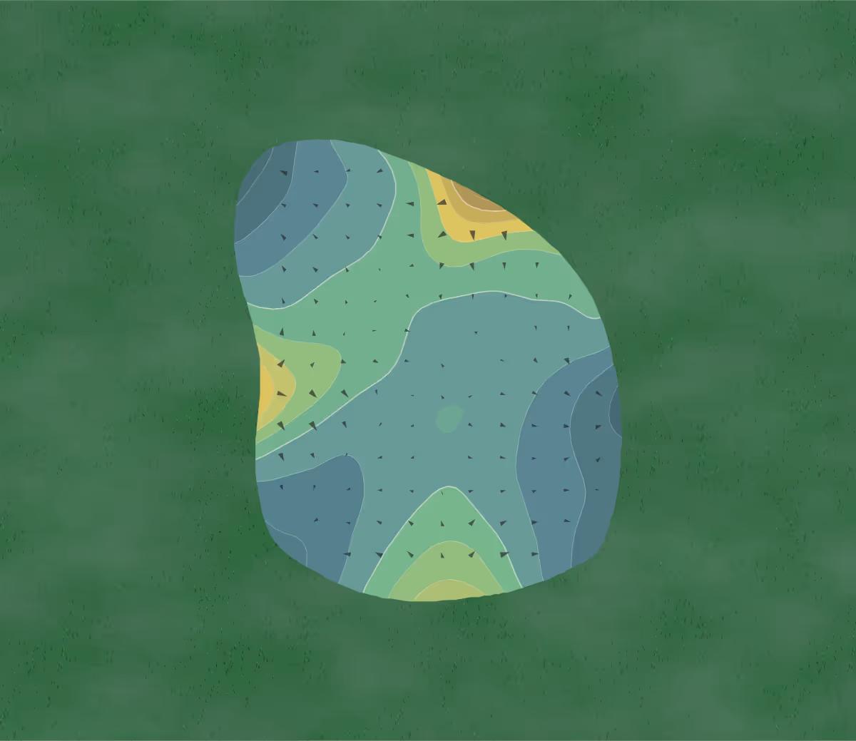 Green contour map of Taberna in New Bern, North Carolina — 162 elevation contours at a 3-inch interval with fall-line arrows, traced from 1-meter lidar