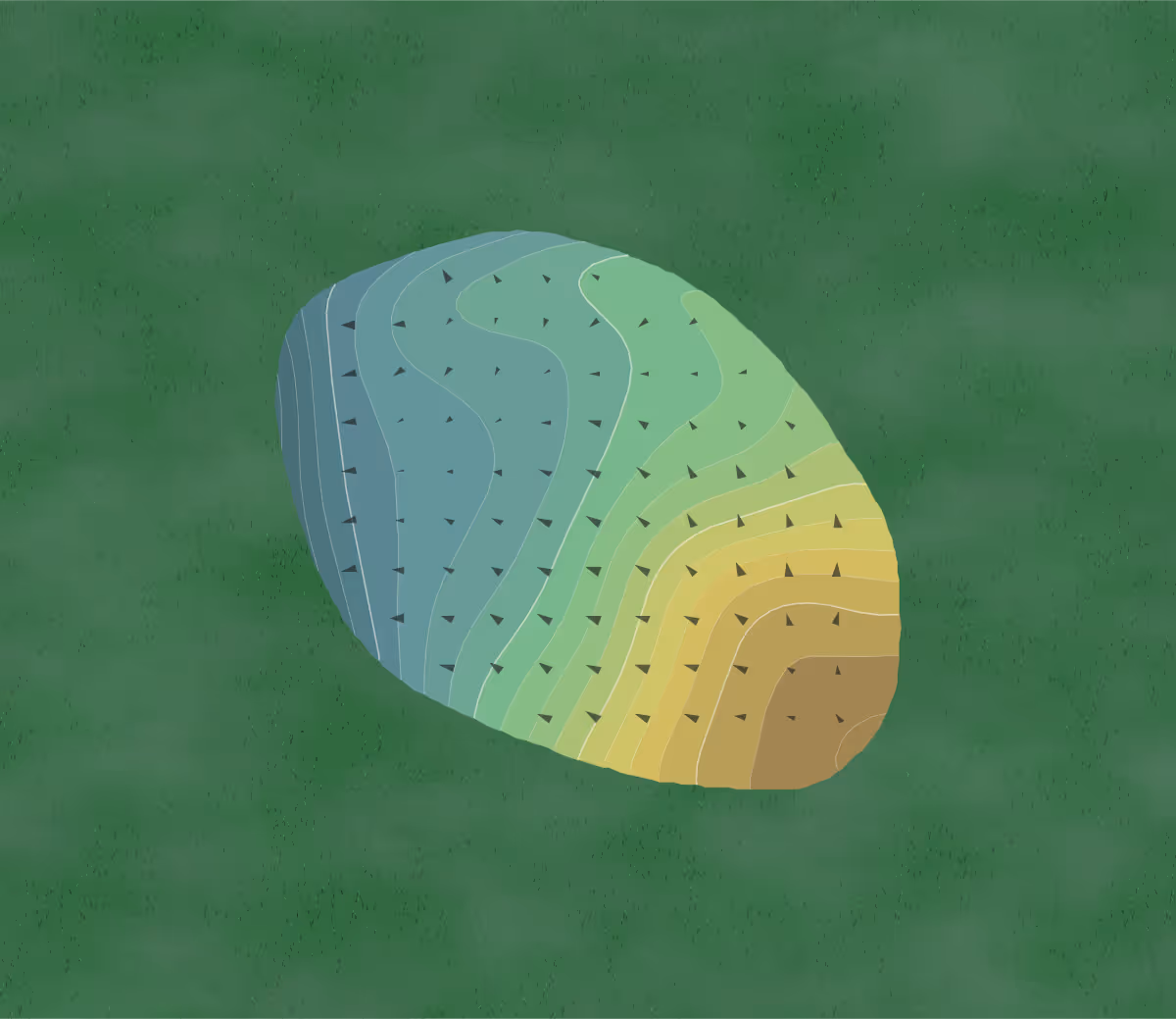 Green contour map of Kahkwa in Erie, Pennsylvania — 263 elevation contours at a 3-inch interval with fall-line arrows, traced from 1-meter lidar