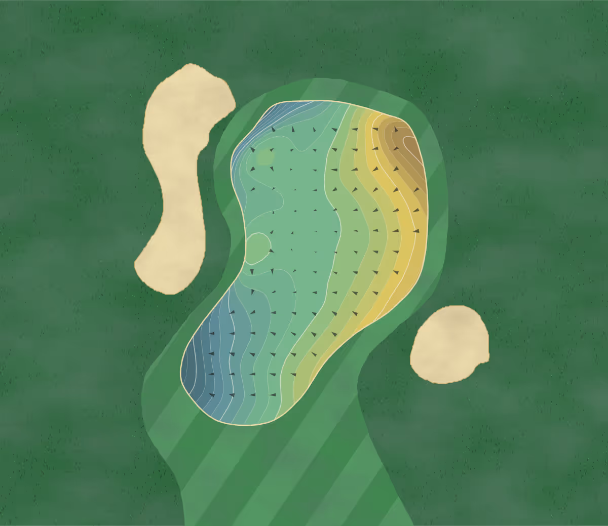 Green contour map of Tripoli in Milwaukee, Wisconsin — 235 elevation contours at a 3-inch interval with fall-line arrows, traced from 1-meter lidar