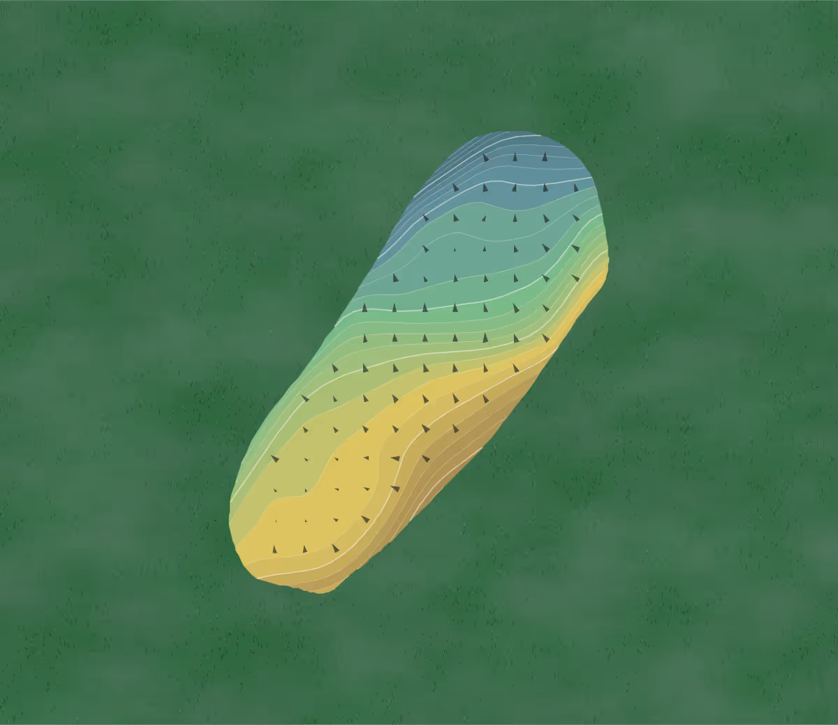 Green contour map of Trophy Club Apalachee in Dacula, Georgia — 217 elevation contours at a 3-inch interval with fall-line arrows, traced from 1-meter lidar