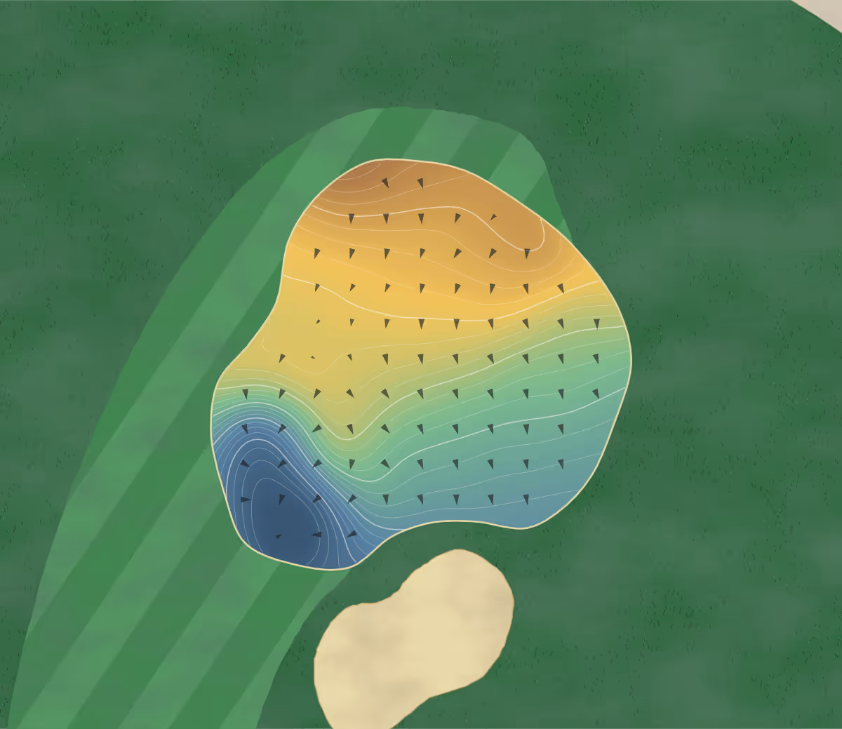 Green contour map of Turf Valley in Ellicott City, Maryland — 278 elevation contours at a 3-inch interval with fall-line arrows, traced from 1-meter lidar