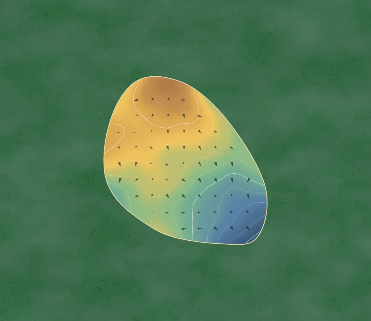 Green contour map of Twin Bridges in Merrill, Michigan: 25 elevation contours at a 3-inch interval with fall-line arrows, traced from 1-meter lidar