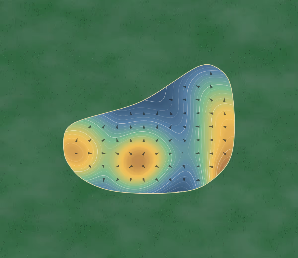 Green contour map of Twin Springs in Bolton, Massachusetts — 275 elevation contours at a 3-inch interval with fall-line arrows, traced from 1-meter lidar