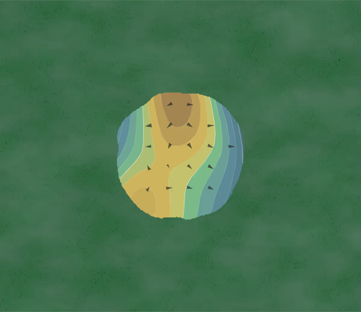 Green contour map of Twin Willows in Lincoln Park, New Jersey — 79 elevation contours at a 3-inch interval with fall-line arrows, traced from 1-meter lidar