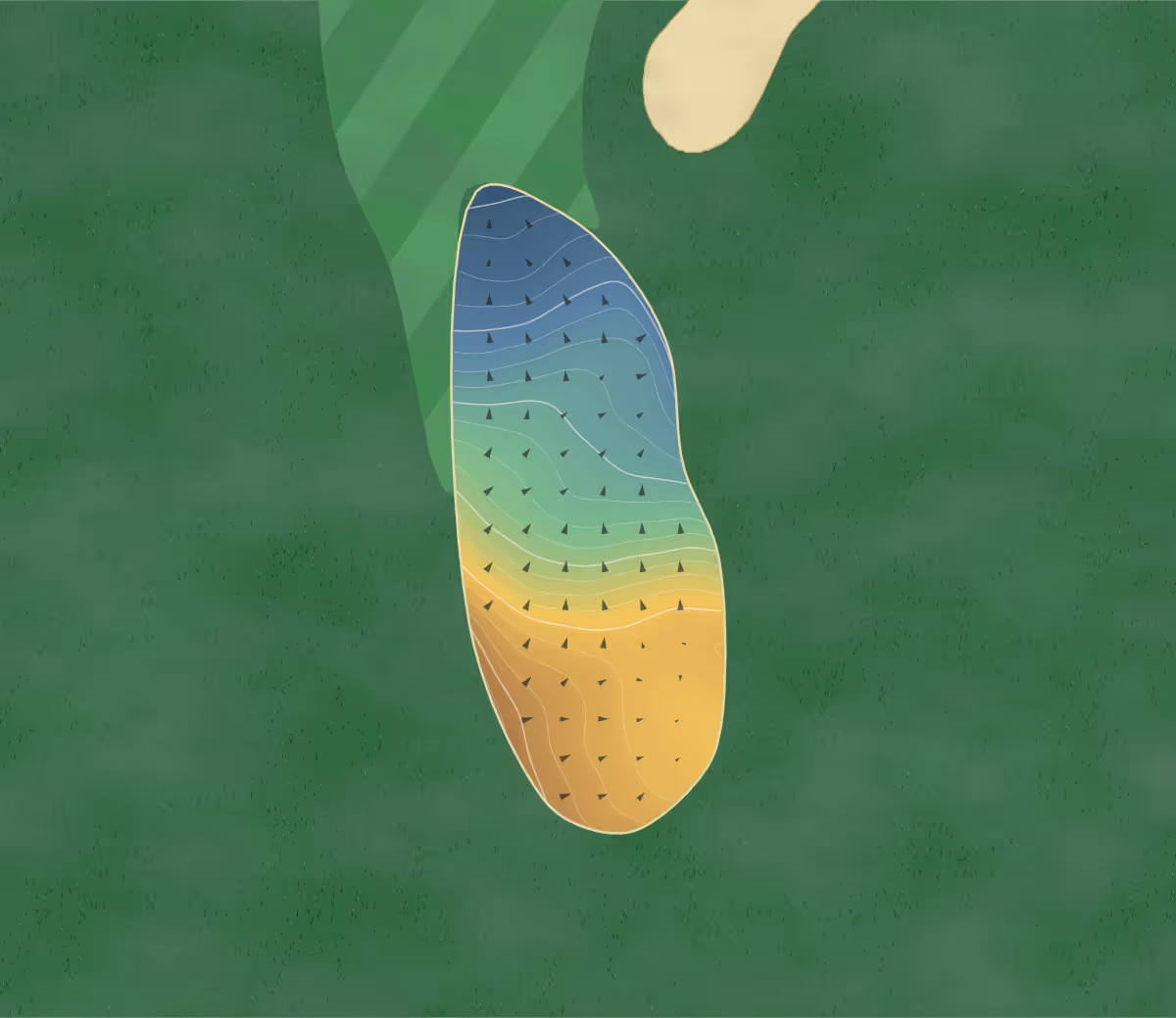 Green contour map of Vails Grove in Brewster, New York — 211 elevation contours at a 3-inch interval with fall-line arrows, traced from 1-meter lidar