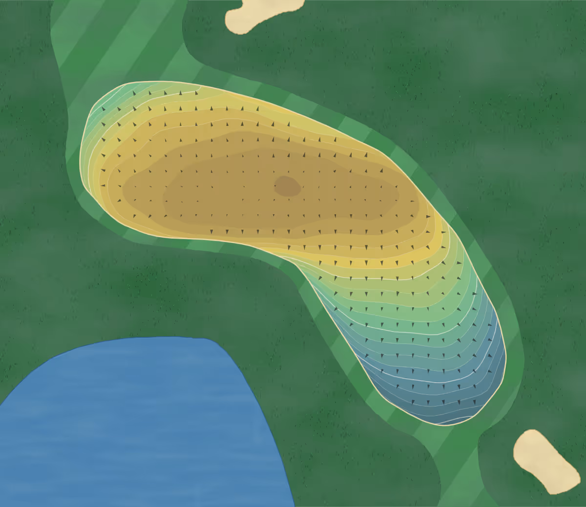 Green contour map of Valley Country in Rehoboth, Massachusetts — 231 elevation contours at a 3-inch interval with fall-line arrows, traced from 1-meter lidar