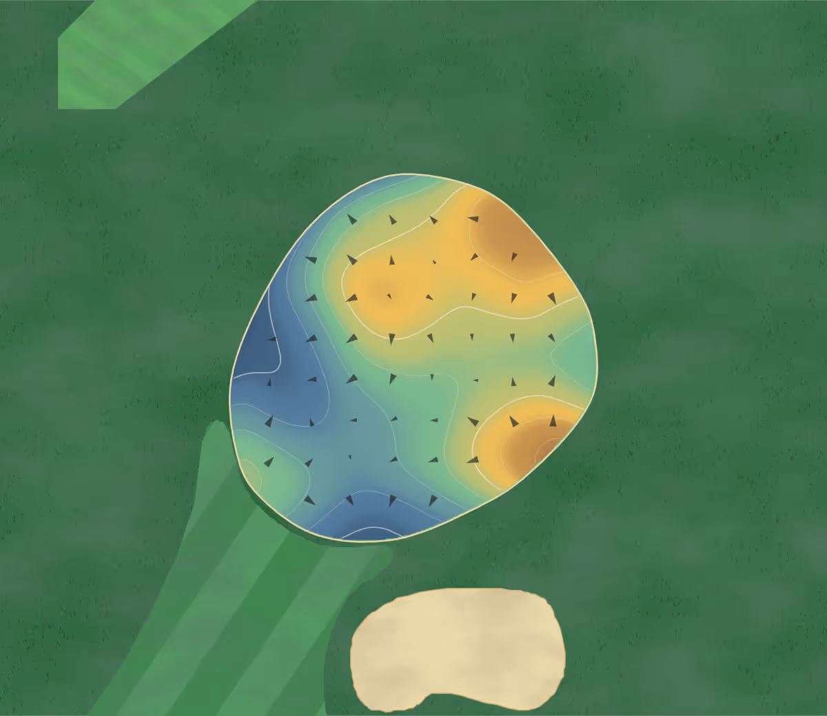 Green contour map of West Plains CC in West Plains, Missouri: 163 elevation contours at a 3-inch interval with fall-line arrows, traced from 1-meter lidar