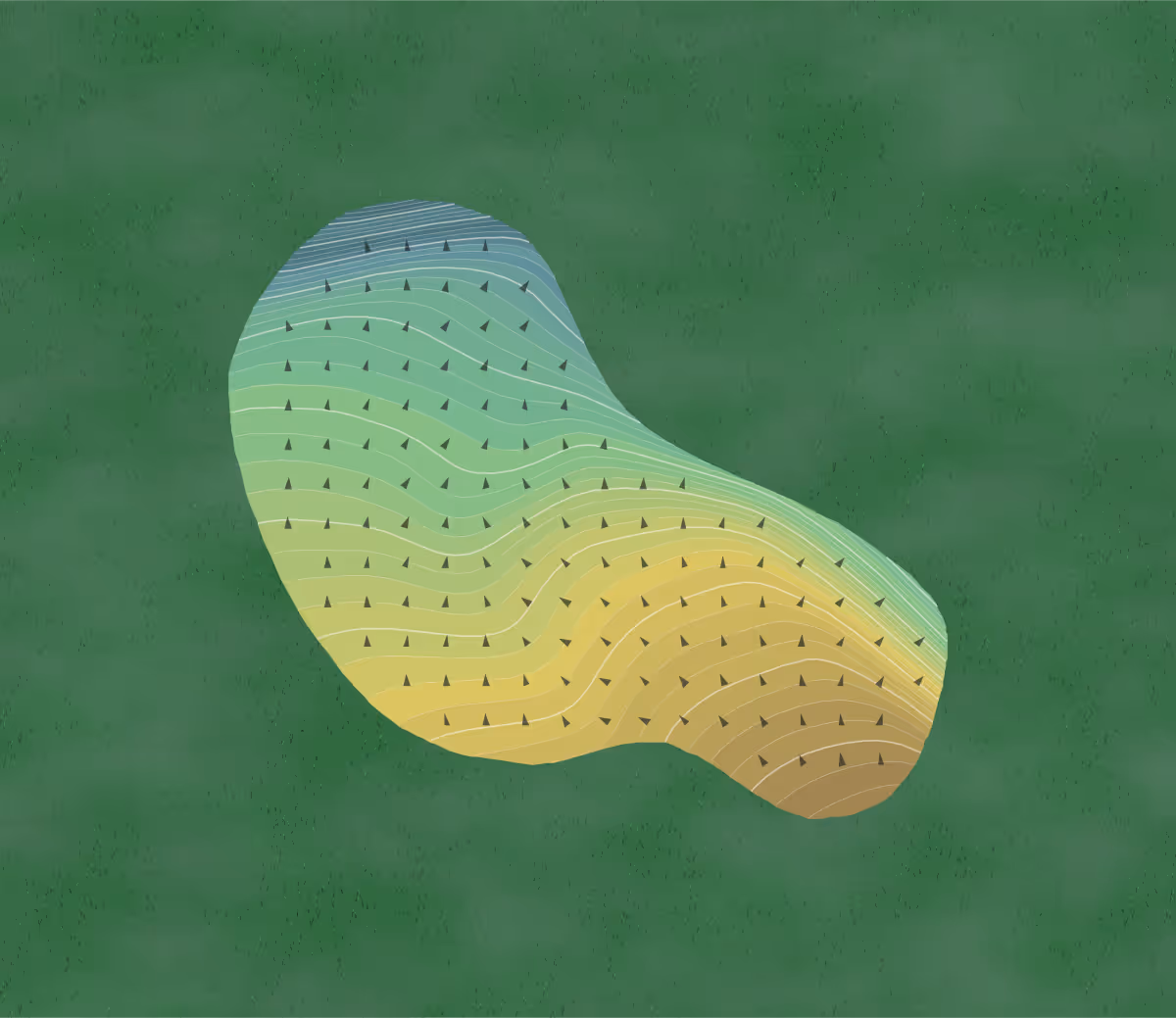 Green contour map of White Tail in Colfax, Wisconsin — 359 elevation contours at a 3-inch interval with fall-line arrows, traced from 1-meter lidar