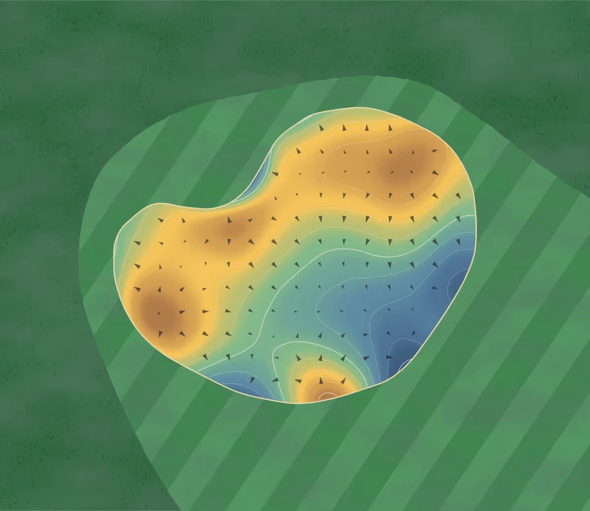 Green contour map of Wild Horse in Gothenburg, Nebraska — 248 elevation contours at a 3-inch interval with fall-line arrows, traced from 1-meter lidar