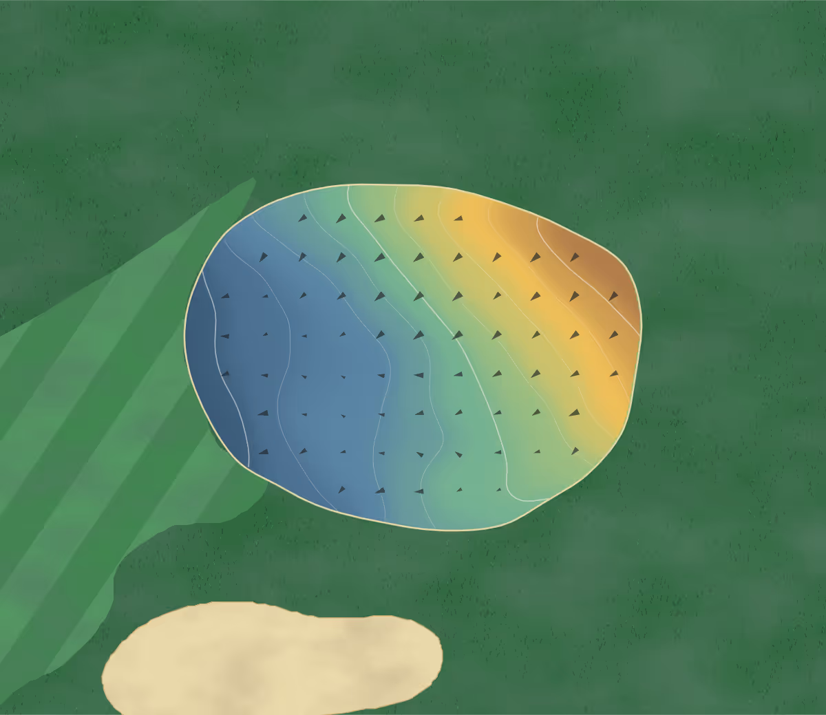 Green contour map of Willow Run in Pleasant Prairie, Wisconsin — 55 elevation contours at a 3-inch interval with fall-line arrows, traced from 1-meter lidar