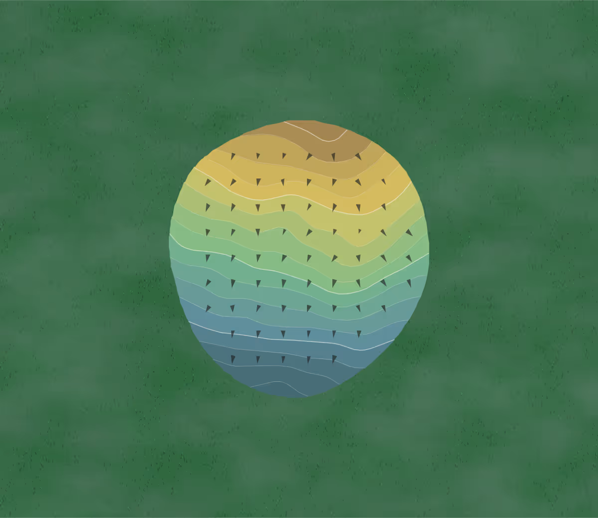 Green contour map of Willow Tree Golf Course in Melvin, Michigan — 81 elevation contours at a 3-inch interval with fall-line arrows, traced from 1-meter lidar