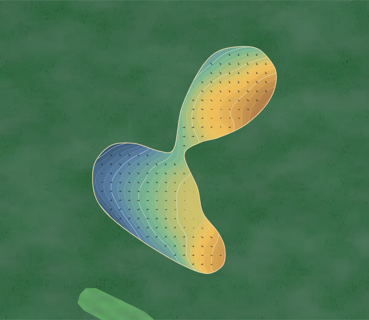 Green contour map of Woussickett in Sandusky, Ohio — 140 elevation contours at a 3-inch interval with fall-line arrows, traced from 1-meter lidar